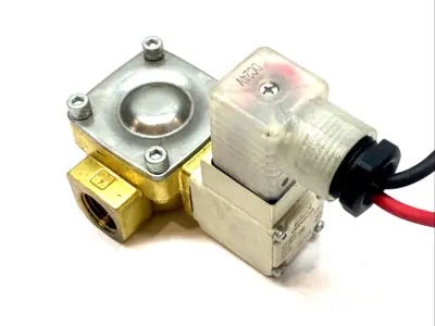 USED SMC PILOT‑OPERATED 2‑PORT SOLENOID VALVE