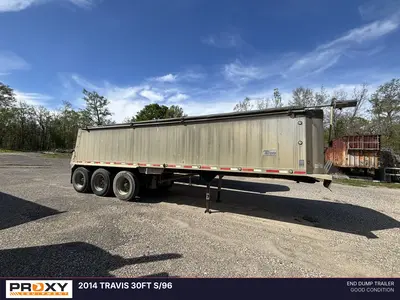 Used 2014 TRAVIS 30FT S/96 Dump Trailers Louisiana US | Proxy Equipment #1383074
