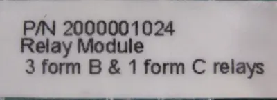 USED WESCHLER 2000001024 RELAY BOARD