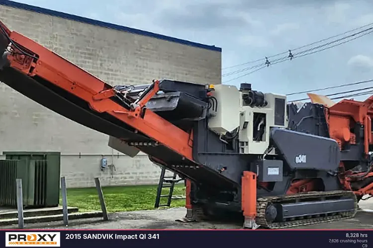 Used 2015 SANDVIK IMPACT QI 341 Crushers New Jersey US | Proxy Equipment #1385416