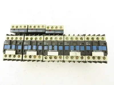 Telemecanique Contactor Rail Terminals 575V 7.5HP 25A 3 PH Lot of 5