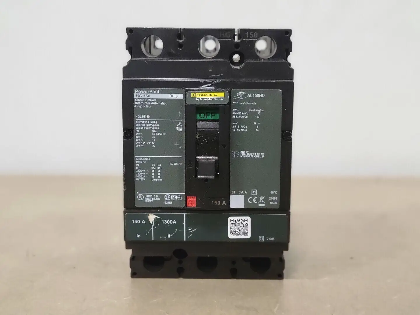 USED SQUARE D HGL36150