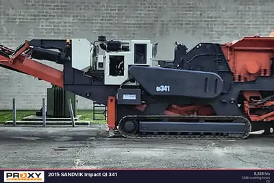 Used 2015 SANDVIK IMPACT QI 341 Crushers New Jersey US | Proxy Equipment #1385416