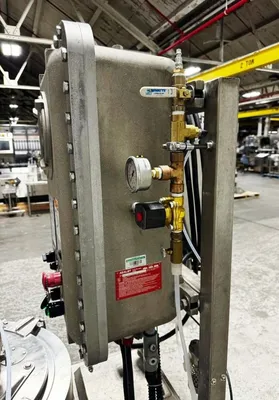 Rousselet Robatel RC-40 VXKSAR gas-tight perforate basket centrifuge, Hastelloy C-22.
