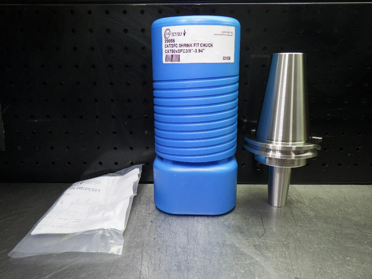 Techniks CAT50 3/8" Shrink Fit Tool Holder 3.94" Pro 29058 (LOC49)