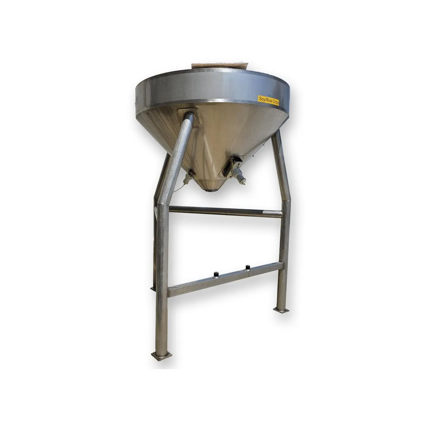 Used Nu-con Stainless Steel Dry Storage Hopper Bin - 50 Cu/Ft
