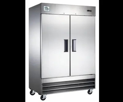Elite Stainless Steel 2 Door Freezer