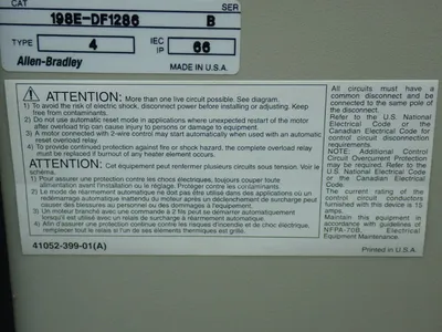 NEW ALLENBRADLEY 109C37FAA1H