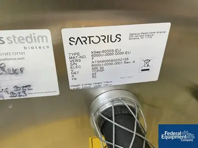 USED Sartorius Sartorius Ksep 6000 Centrifugation System
