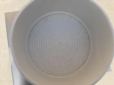USED COORS PORCELAIN FUNNEL 60296 & PLATE 60266