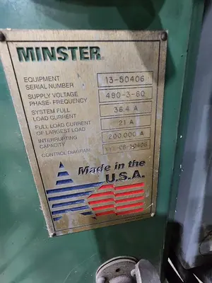 USED MINSTER MTT20-32S,