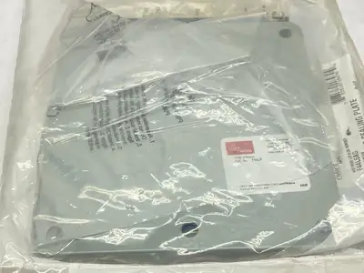 New | in-Stock Hoffman nVent Lay-In Closure Plate Hinged Cover 4.00 x 4.00" Gray Steel Electrical Boxes Michigan US | Maverick Industrial Sales #1402327