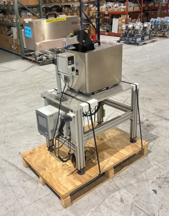 Used WEBER VIBRATORY STEP FEEDER SYSTEM MFS168 SOR 3, C30S1M CONTROLLER Vibratory Bowl Feeder Michigan US | Maverick Industrial Sales #1091034