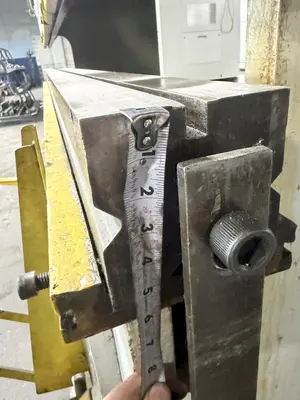 121" x 5.25" x 5.25" 4 WAY FEMALE BOTTOM PRESS BRAKE DIE WITH DIE HOLDER: YOBRO #24999