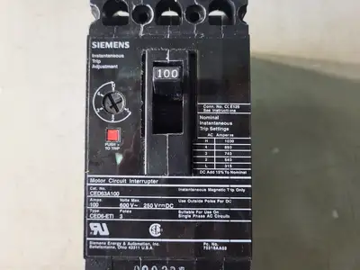 New | in-Stock SIEMENS CED63A100 Switchgears British Columbia CA | Lenmark #241928