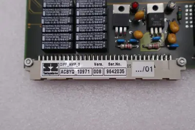 Testsysteme ACBYQ 10971 Version 008 DIF_AMP3 REV2 S/N 9642035  #2835