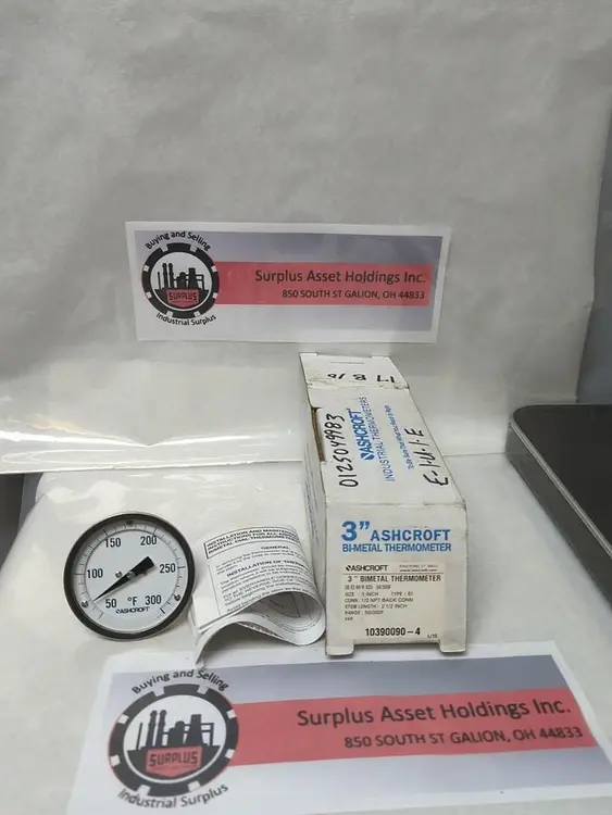 New | in-Stock ASHCROFT 10390090-4 Temperature/Pressure Ohio US | Surplus Asset Holdings #1240189