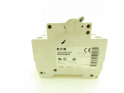 Eaton WMZS2B20 Miniature Circuit Breaker 20A 2 Pole 480VAC