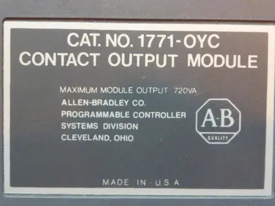 USED ALLEN BRADLEY 1771-OYC