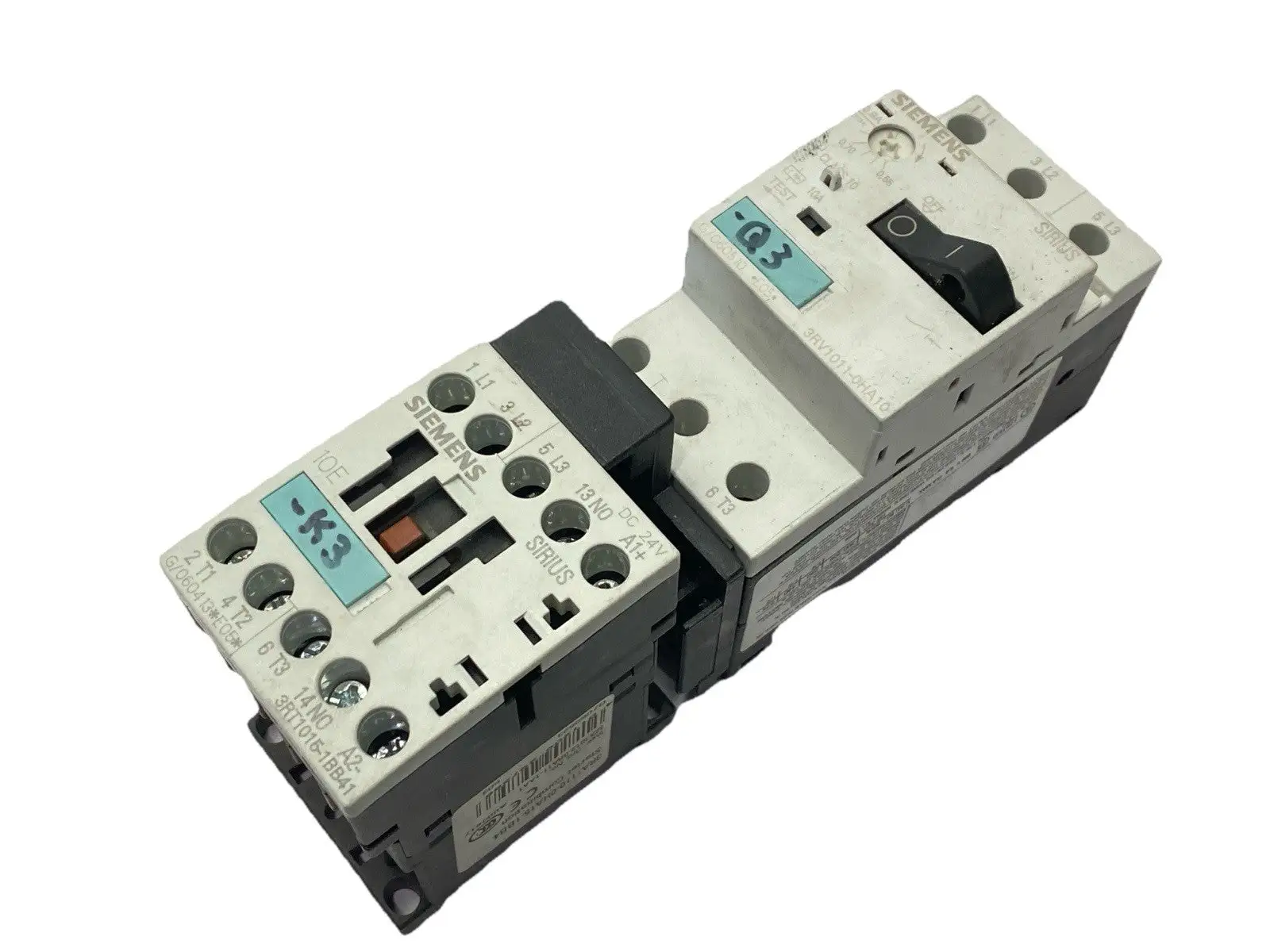 Used Siemens Contactor Starter Combination 0.55-0.8A 400VAC 24VDC Motor Control Parts Michigan US | Maverick Industrial Sales #1401935