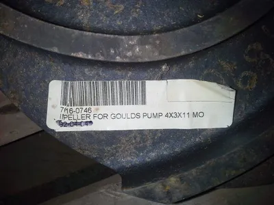 Impeller for Goulds pump, size 3x4-11