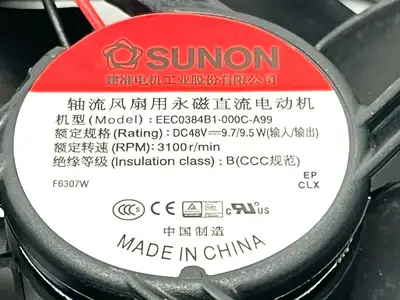 EEC0384B1-000C-A99 | Sunon  Fan 48VDC 3100RPM - Used