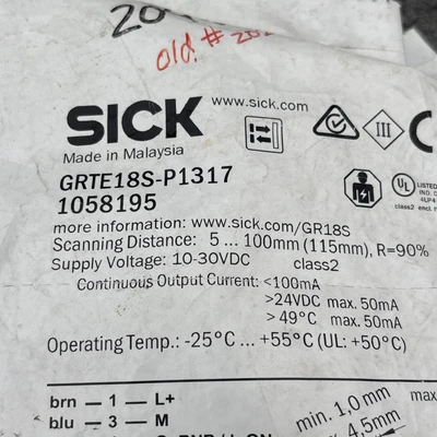 New | in-Stock SICK 1058195 Photoelectric Sensors California US | Davliegogo LLC #1707094