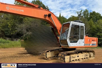 Used 1994 HITACHI EX150 Crawler Excavators Kentucky US | Proxy Equipment #1486183