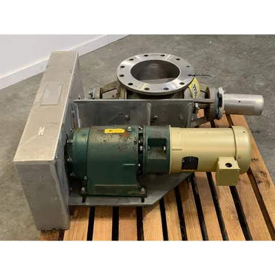 Used 10" Stainless Steel Flo-Tronics Rotary Airlock Feeder Valve
