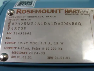 NEW Rosemount 8732 EMR2A1DA1DA2M4B6Q4RT03