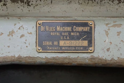 Used DeVlieg 30"H x 16-1/2"W x 16"D Cast Iron Precision Angle Plates New Jersey US | Machinery Values #944384