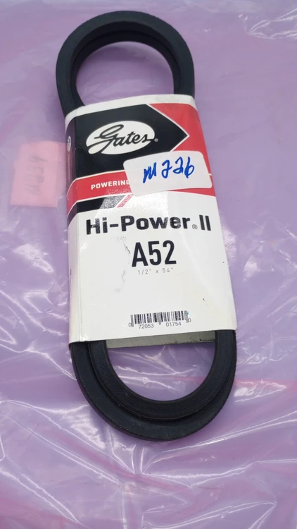 New | in-Stock Gates HI POWER II 1/2"X 54" A52 Belts Arizona US | ASSET CONVERSION SPECIALISTS, INC. #321721