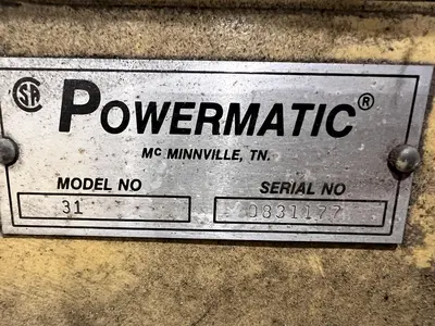 USED POWERMATIC 31
