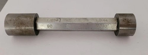 GO & NO GO Thread Plug Gage GO P.D. 1.1238 & NOGO P.D. 1.1244