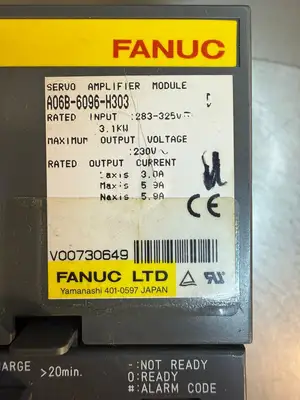 Fanuc A06B-6096-H303 3.1.KW (8.5.8)