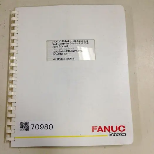 Used FANUC MARPMP15506203E Manuals Michigan US | Ideal Machinery #567257