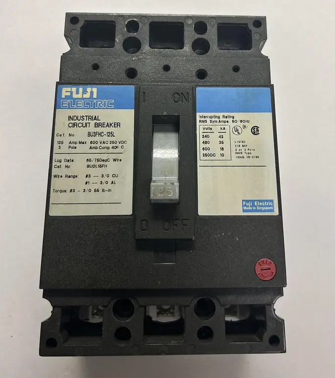 Used FUJI BU3FHC-125L Miscellaneous Equipment (Electrical & Power) Ohio US | Surplus Asset Holdings #1209660