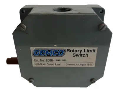 NEW GEMCO 2006402l60A ROTARY LIMIT SWITCH