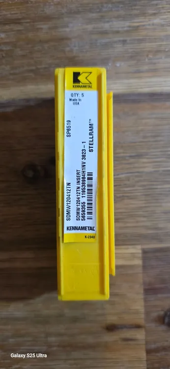 New | in-Stock KENNAMETAL SDMW120412TN SP6519 Miscellaneous Equipment (Metalworking) FR | Armando Farpa #304007