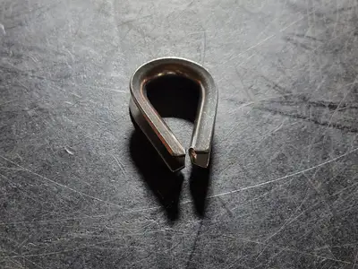 1/4" Wire Rope Thimble Stainless Steel (Bag of 52)