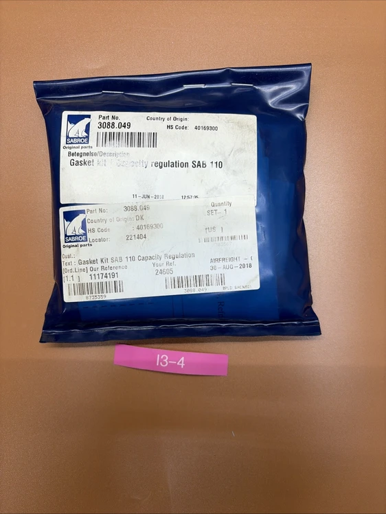 New | in-Stock Sabroe 3088.049 HVAC Parts and Equipment Indiana US | J&J Industrial Supply #935876