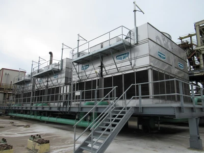 1400 Ton Evapco USS2280824L Cooling Tower 5550 GPM, 304SS
