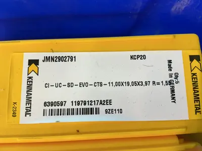 Used KENNAMETAL JMN2902791 / KCP20 Tooling & Accessories (Other) Ohio US | HGR 24 #1487027