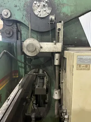 130 TON X 20' ACCURPRESS MODEL #713020 HYDRAULIC PRESS BRAKE, WITH UPGRADED TOUCH SCREEN CONTROLS: YOBRO #25003