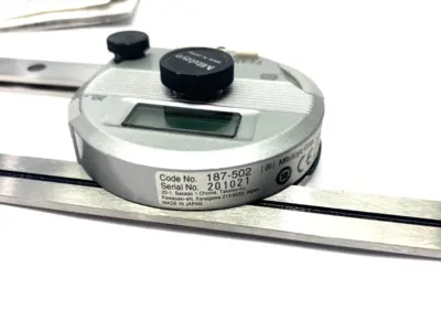 USED MITUTOYO DIGIMATIC DIGITAL UNIVERSAL BEVEL PROTRACTOR 300MM BLADE