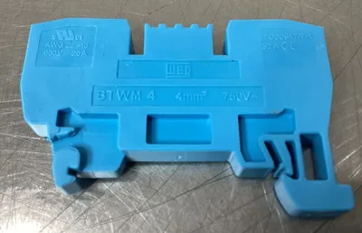 WEG 10289585 TERMINAL BLOCK BTWM 4 AZ BLUE (box of 100) 4C-29