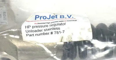 NEW PROJET B.V. 781-7 PRESSURE REGULATOR TYPE HP STAINLESS STEEL 7817