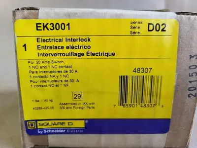 NEW SQUARE D EK3001