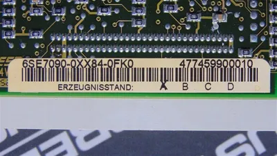 Siemens 6SE7090-0XX84-0KA0 SIMOVERT Adapter Board Used