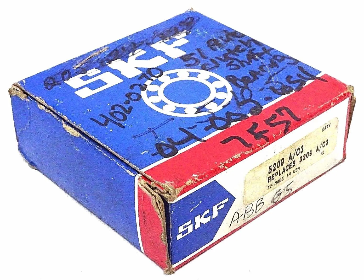 NEW SKF 5209-A/C3 ANGULAR DOUBLE ROW BEARING